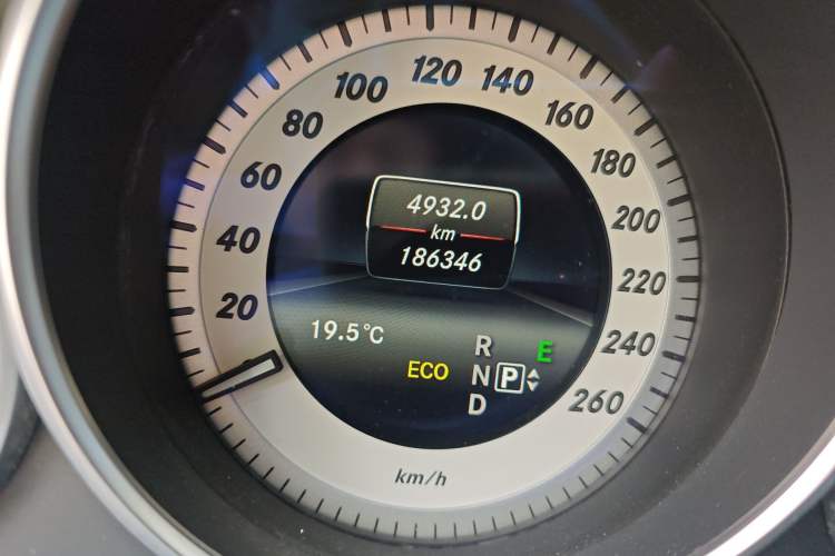 Used Mercedes-Benz E-Class 2014 Restyled E 260 L Sport Edition Odometer Close Up