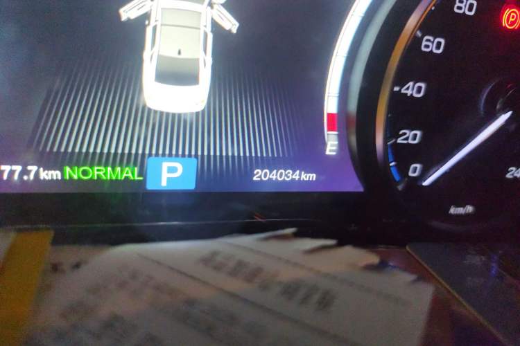 Used GAC Trumpchi GA8 2017 320T Luxury Edition Odometer Close Up