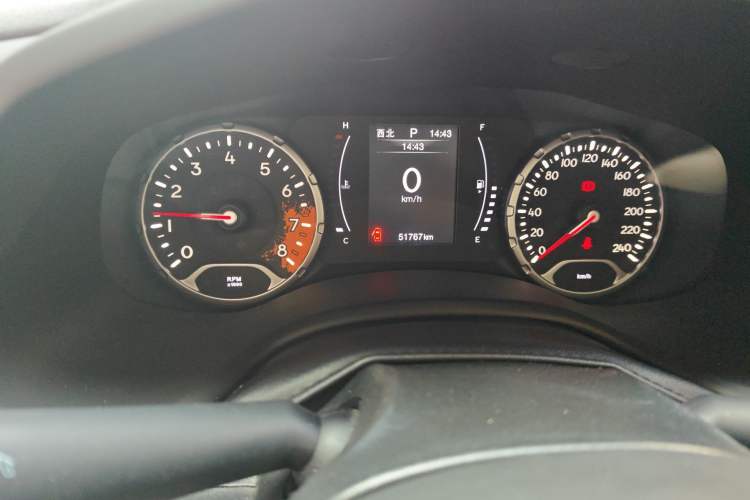 Used Jeep Renegade 2018 Connected Large Screen Version 180T Automatic Jingneng Version Odometer Close Up