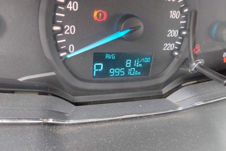 Used Ford Escort 2015 1.5L Automatic Fashion Model Odometer Close Up