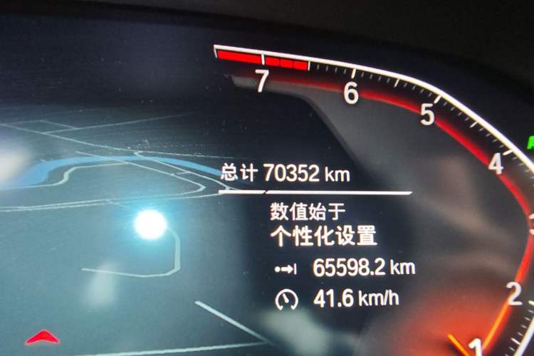 Used BMW 3 Series 2022 325Li M Sport Night Edition Package Odometer Close Up