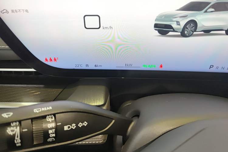 Used Buick E5 2025 Model 515KM First-Adoption Edition Odometer Close Up