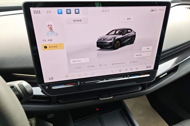 Used Volkswagen ID.UNYX 2024 Revised Pro Long-Range Version Audio And AC Panel