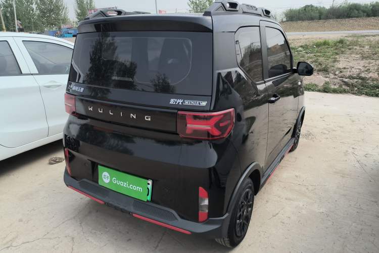 Used Wuling Hongguang MINIEV 2022 GAMEBOY 300km Enthusiast Model with Lithium Iron Phosphate Rear Right 45 Deg