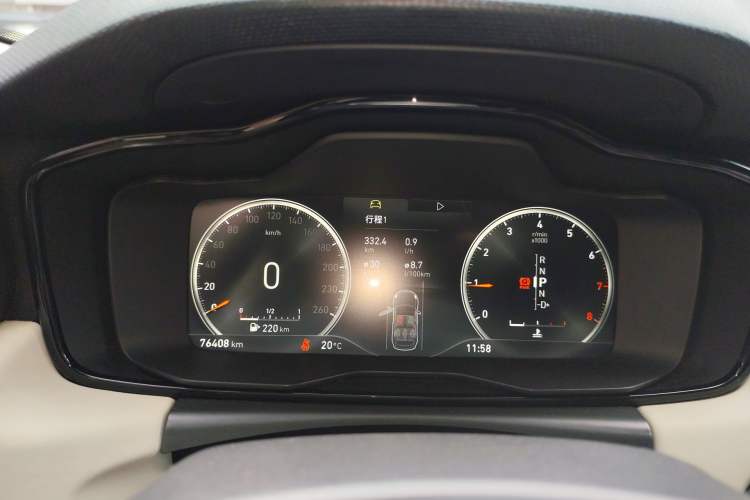 Used Lynk & Co 02 2019 1.5T DCT Two-Wheel Drive Shine Pro Edition China VI Standard Instrument Cluster