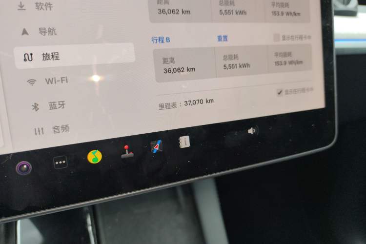 Used Tesla Model Y 2024 Rear-Wheel-Drive Version Odometer Close Up