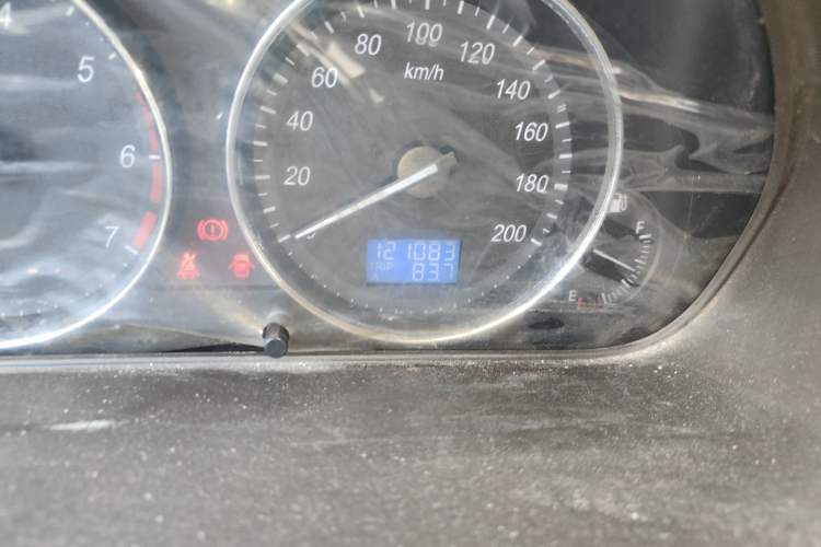 Used BAIC Weiwang M30 2015 1.5L Comfort version DAM15 Odometer Close Up