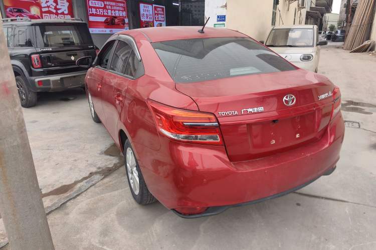 Used Toyota YARiS L Zhi Xiang 2017 1.5E CVT Dynamic Edition Rear Left 45 Deg