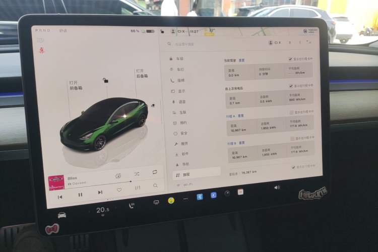 Used Tesla Model 3 2022 Performance High-Performance All-Wheel-Drive Version Instrument Cluster