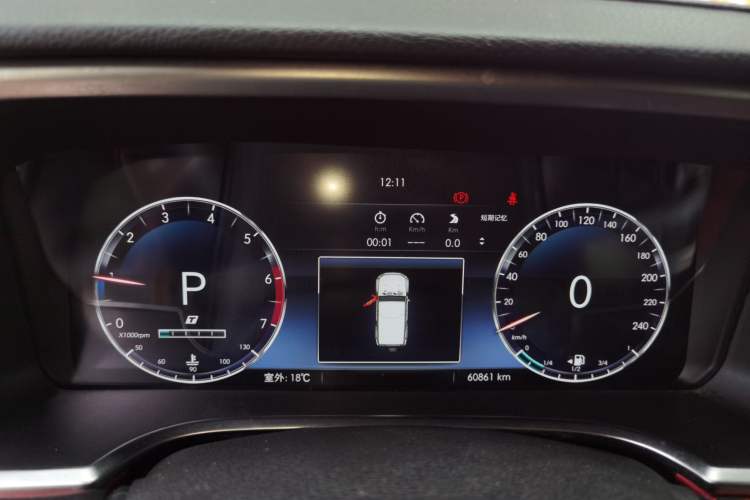 Used BAIC Off-Road BJ40 2018 PLUS 2.3T Automatic Four-Wheel Drive Flagship Version China V Emission Standard Instrument Cluster