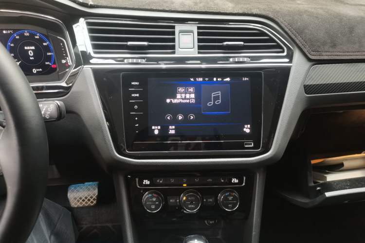 Used Volkswagen Tiguan L 2019 330TSI Automatic Two-Wheel Drive Smart Luxury Version China VI Standard Audio And AC Panel