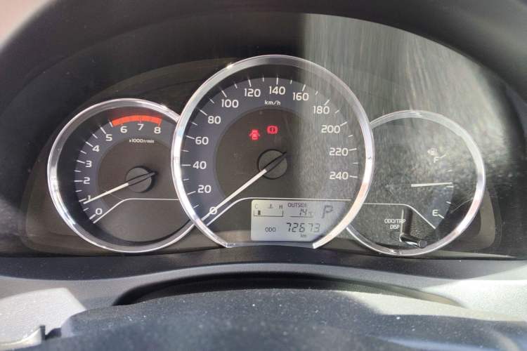 Used Toyota Levin 2017 Revised 185T CVT Elite Edition China V Standard Instrument Cluster