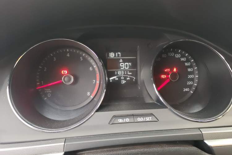 Used Volkswagen Bora 2018 1.5L Manual Fashion Model Odometer Close Up