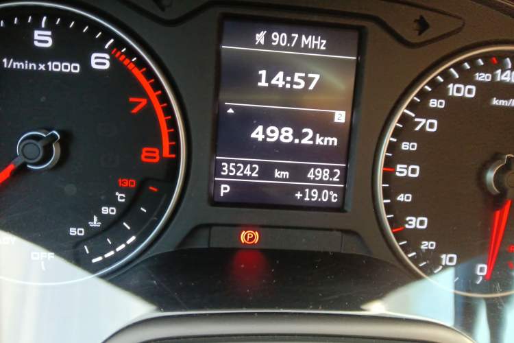 Used Audi A3 2018 30th Anniversary Edition Sportback 35 TFSI Ambition Model Odometer Close Up