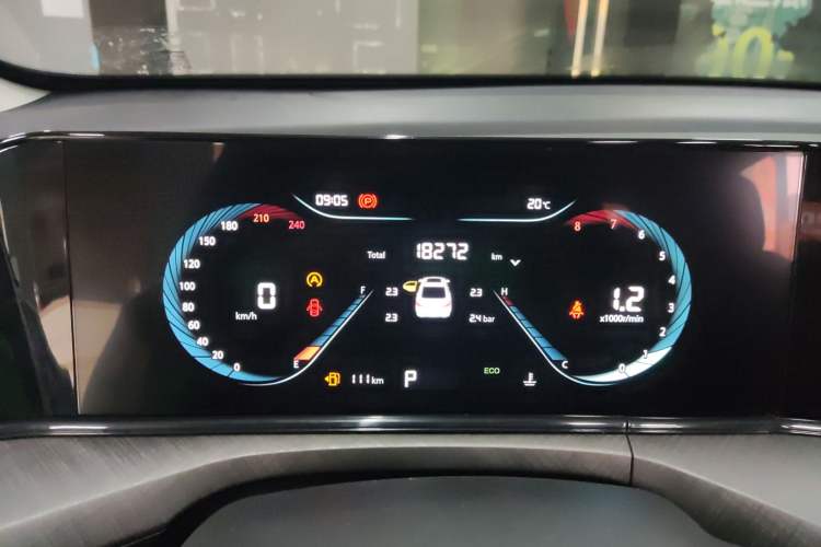 Used CHANGAN Eado 2023 Changan Edition PLUS Blue Whale NE 1.4T GDI DCT Prestige Version Instrument Cluster