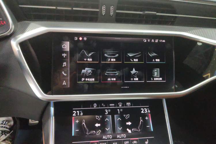 Used Audi A7L 2022 55 TFSI quattro S-line Edition One First Edition Audio And AC Panel