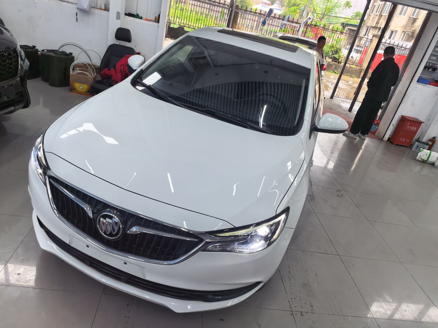 Parte inferior delantera