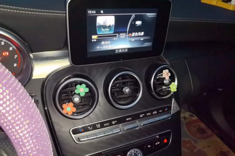 Used Mercedes-Benz C-Class 2018 C 200 L Sport Edition Audio And AC Panel