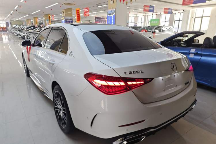 Used Mercedes-Benz C-Class 2024 Restyled C 260 L Sport Edition Rear Left 45 Deg