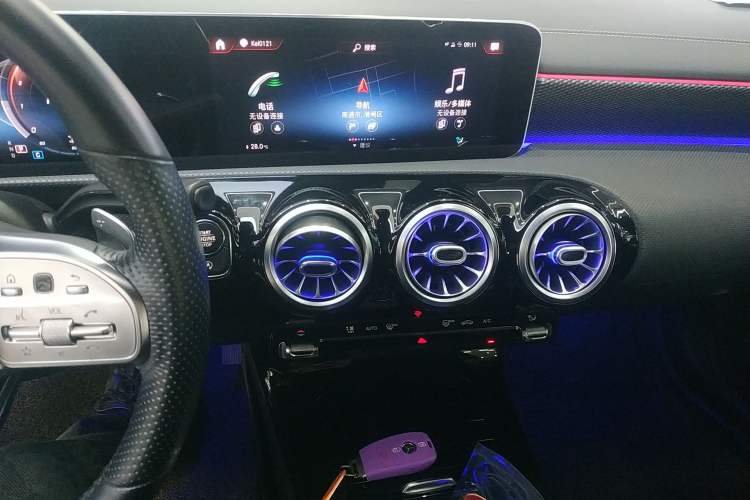 Used Mercedes-Benz A-Class 2020 A 200 L Sport Sedan Audio And AC Panel