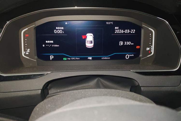 Used Volkswagen Magotan 2020 330TSI DSG Luxury Edition Odometer Close Up