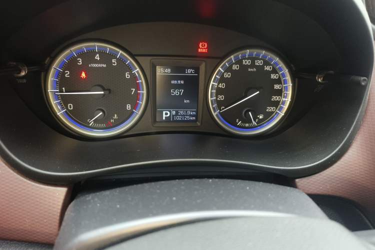 Used Suzuki Vitara S-Cross 2017 1.6L CVT Two-Wheel Drive Urban Fashion Model Odometer Close Up