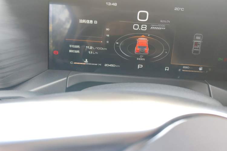 Used Tank 300 2023 Off-Road Edition 2.0T Challenger Odometer Close Up