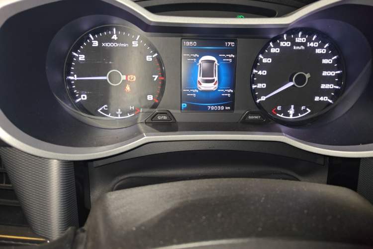 Used Geely Auto Emgrand GS 2018 Lingchao Edition 1.4T Automatic ZhenShang Smart Connectivity Model Odometer Close Up