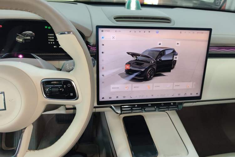 Used Zeekr 7X 2025 75 kWh Rear-Wheel Drive Intelligent Driving Version Audio And AC Panel