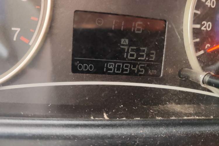 Used Dongfeng Fengon 330 2014 1.5L Manual Standard Edition DK15-02 Odometer Close Up