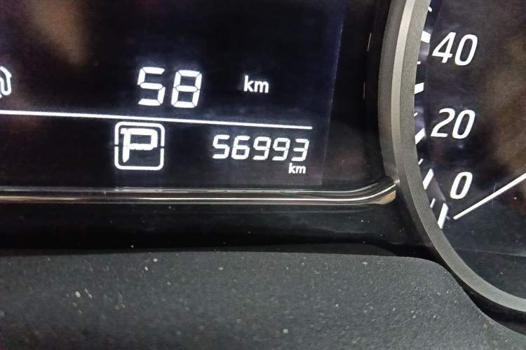Used Nissan Sylphy 2019 Classic 1.6XE CVT Comfort Edition Odometer Close Up