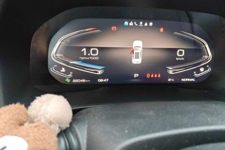 Used Wey VV5 2021 1.5T Two-Wheel Drive Smart Pioneer Odometer Close Up