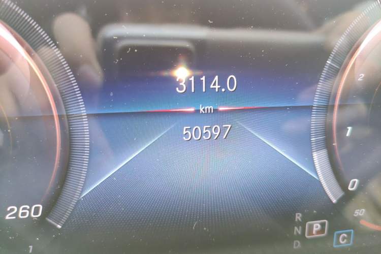 Used Mercedes-Benz A-Class 2019 A 200 Dynamic Edition Odometer Close Up