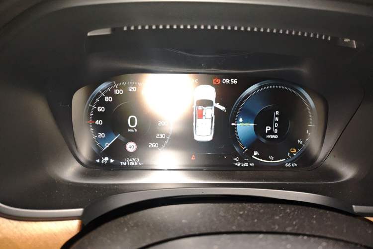 Used Volvo S90 New Energy 2019 T8 E-Drive Hybrid Intelligent Luxury Version China V Standard Instrument Cluster