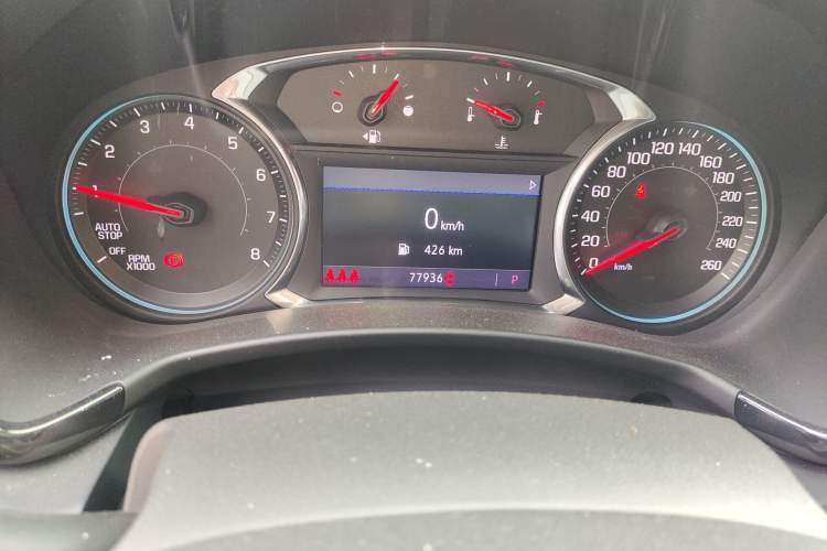 Used Chevrolet Equinox 2021 550T RS Smart Boundary-Pushing Edition Odometer Close Up