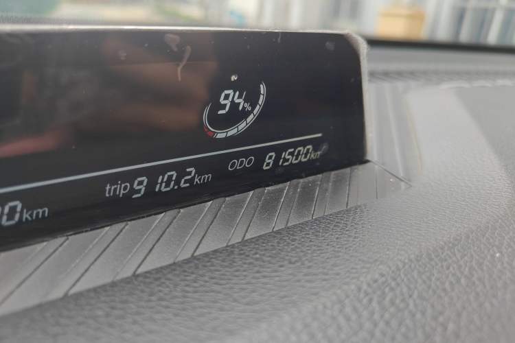 Used NETA V 2022 Chao 400 Lite Pink Custom Edition Odometer Close Up