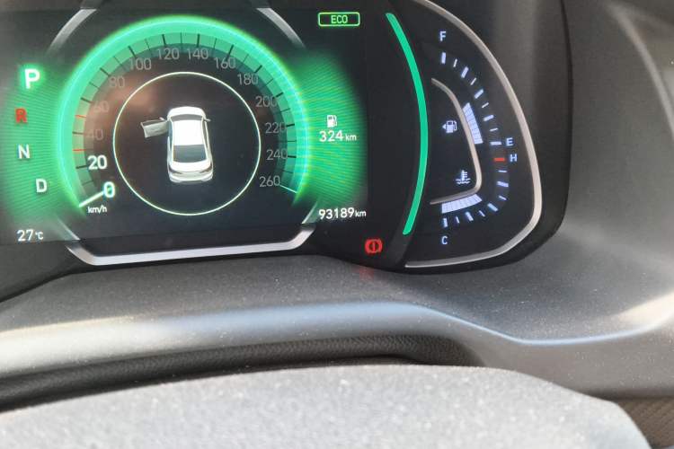 Used Hyundai Elantra (6th Generation / Lingdong) 2019 1.4T Dual-Clutch Xuan Dong · Dynamic Model Odometer Close Up