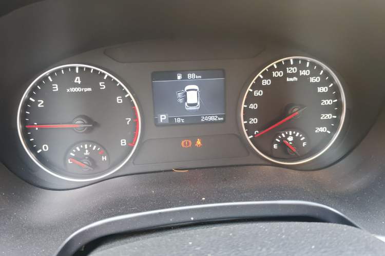 Used Kia KX3 2021 1.5L CVT Trend Edition Odometer Close Up