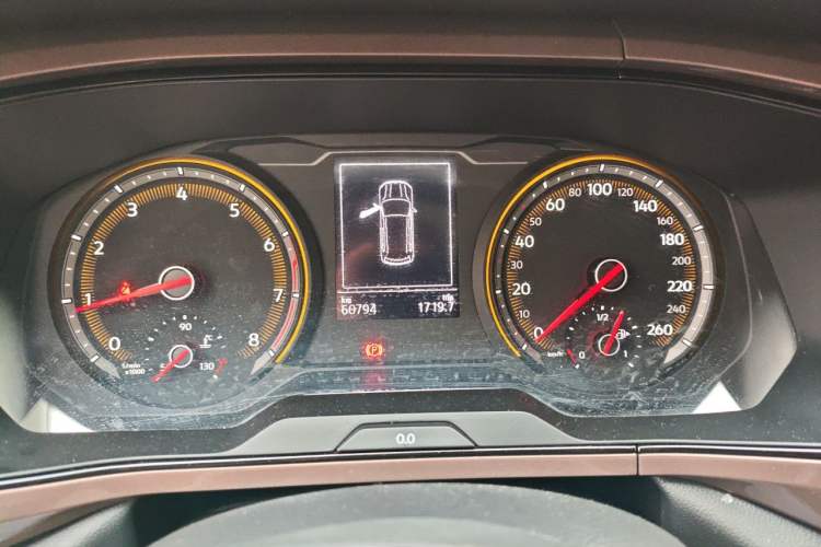 Used Volkswagen Tharu 2019 280TSI Two-Wheel Drive Luxury Version China VI Standard Instrument Cluster