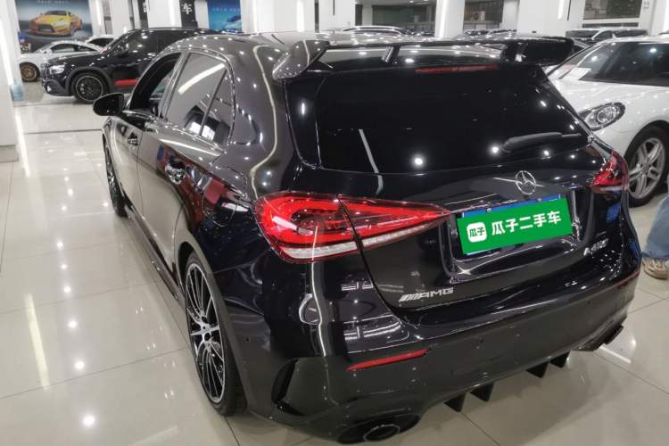 Used Mercedes-Benz A AMG 2022 AMG A 35 4MATIC Rear Left 45 Deg