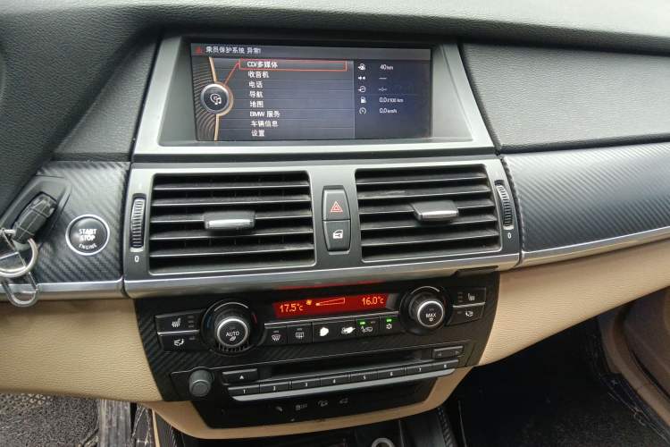 Used BMW X5 2009 xDrive30i Leading Model Audio And AC Panel