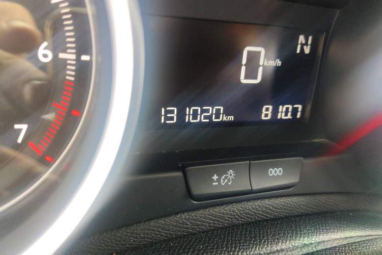 Used Peugeot 408 2018 350THP Automatic Luxury Edition Odometer Close Up