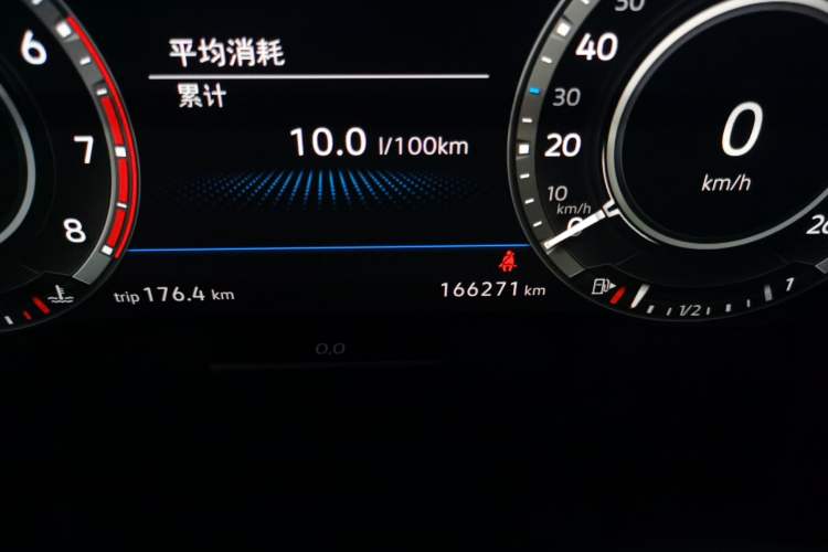 Used Volkswagen Teramont 2017 530 V6 Four-Wheel Drive Supreme Flagship Edition Odometer Close Up