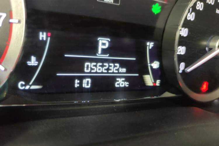 Used Honda UR-V 2017 370TURBO 2WD Prestige Edition China V Odometer Close Up