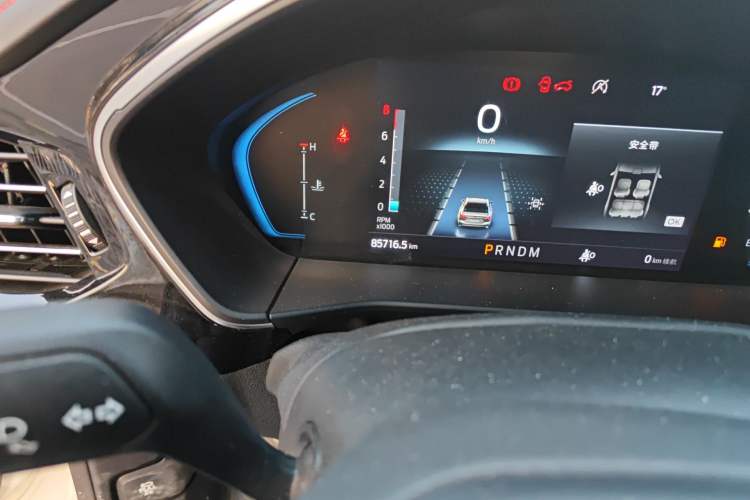 Used Ford Focus 2021 Sedan EcoBoost 180 Automatic ST Line Odometer Close Up