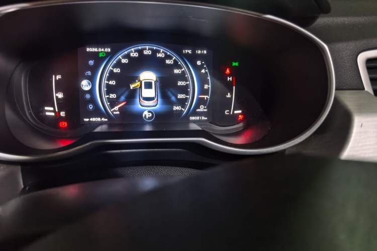 Used Geely Auto Emgrand X7 Sport 2018 Revised Version 1.8TD Automatic Two-Wheel Drive Smart Connectivity 4G-Enabled Edition Odometer Close Up