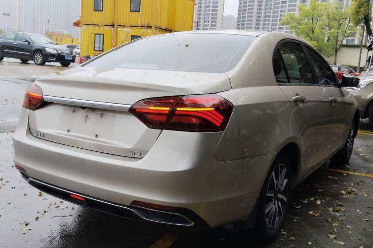 Used Geely Auto Emgrand 2019 Leading Edition 1.5L CVT Upward-Connected Model China VI Standard Rear Right 45 Deg