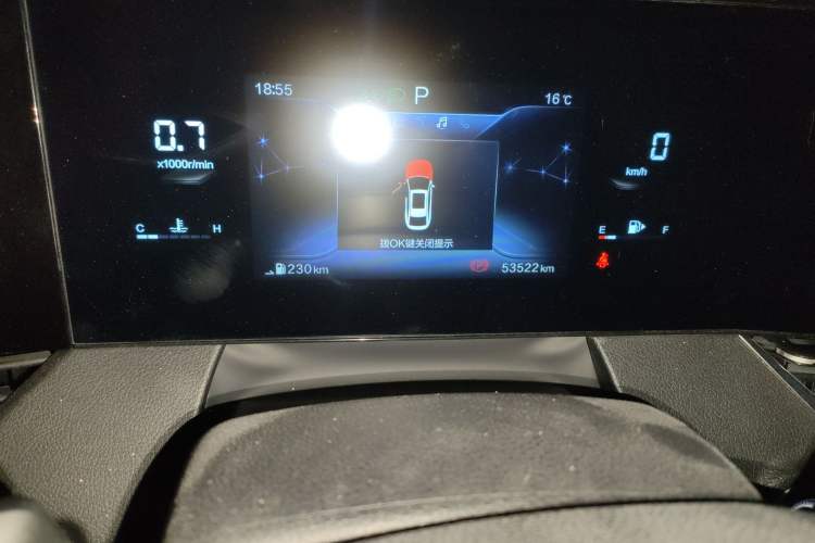 Used Bestune B70 2023 Third Generation 1.5T Automatic Enjoyment Version Odometer Close Up