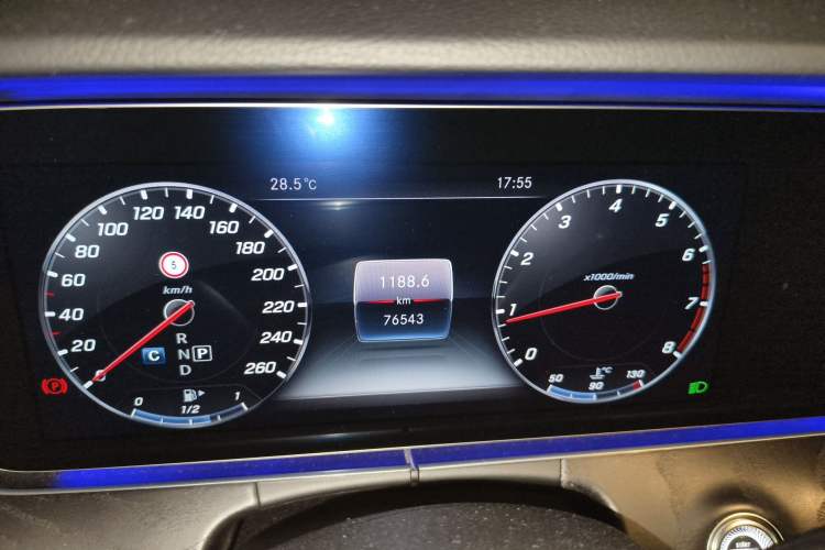 Used Mercedes-Benz E-Class 2017 E 300 L Sporty and Stylish Model Instrument Cluster