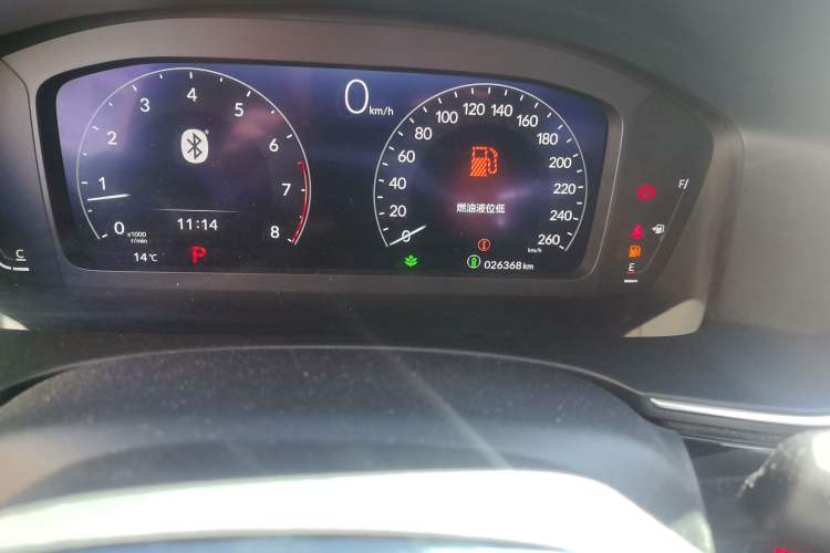 Used Honda Integra 2022 240TURBO CVT Luxury Edition Odometer Close Up